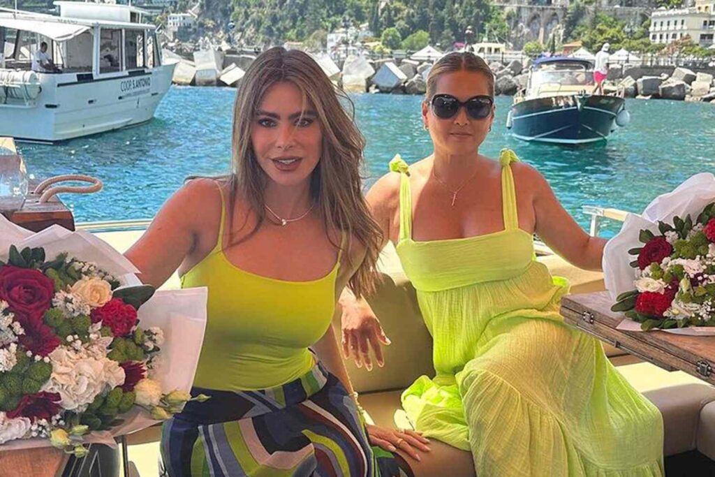 Sofia vergara italy vacation